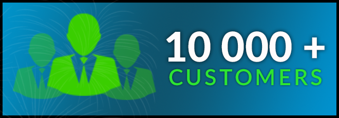 10 000 Customers On Board!