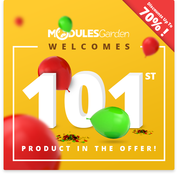 ModulesGarden 101st Product Discount