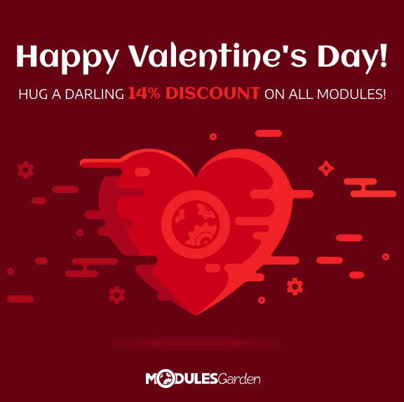 Valentine's Day Promotion 2019 at ModulesGarden