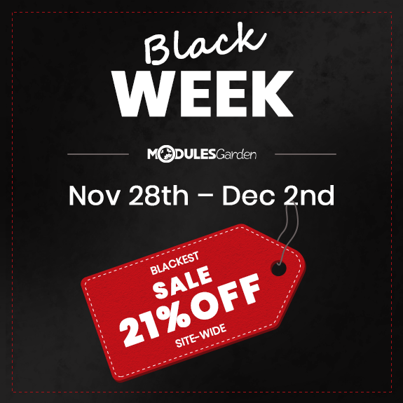 Black Week Sale 2019 - ModulesGarden