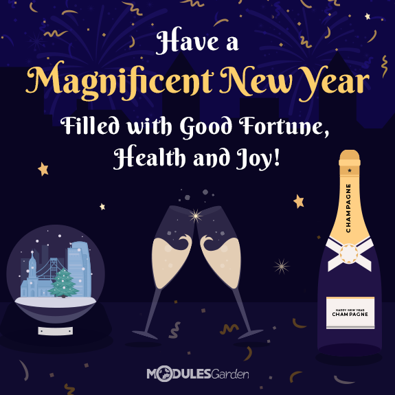 New Year wishes from the ModulesGarden team