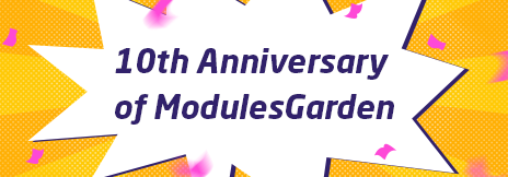 Hop into the celebration of ModulesGarden 10th anniversary!