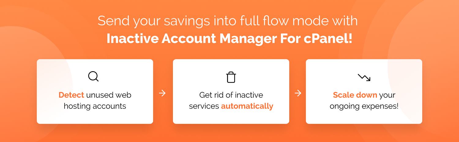 Infographic: Inactive Account Manager For cPanel - ModulesGarden