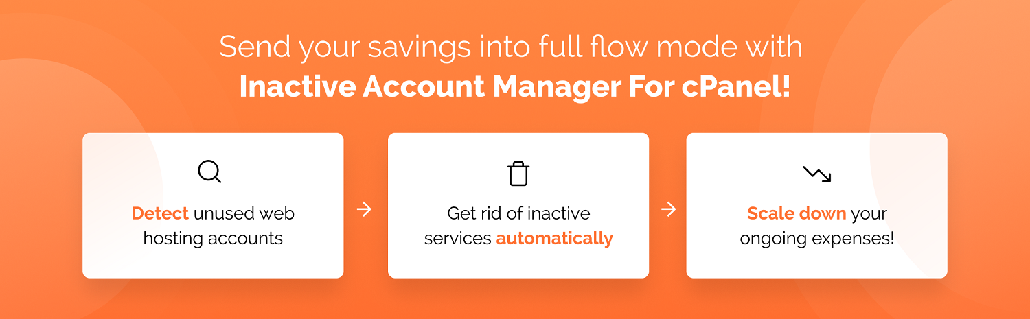 Infographic: Inactive Account Manager For cPanel Module - ModulesGarden