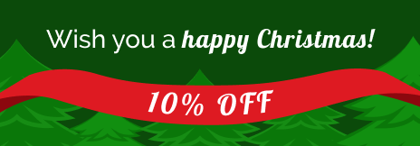 Join in the magical celebration of Christmas with our 10% discount!