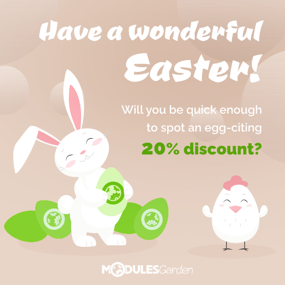 Happy Easter Hunt at ModulesGarden