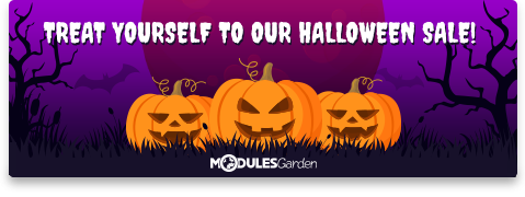 Enter the mystical sale at ModulesGarden and take home a haunting 20% discount!