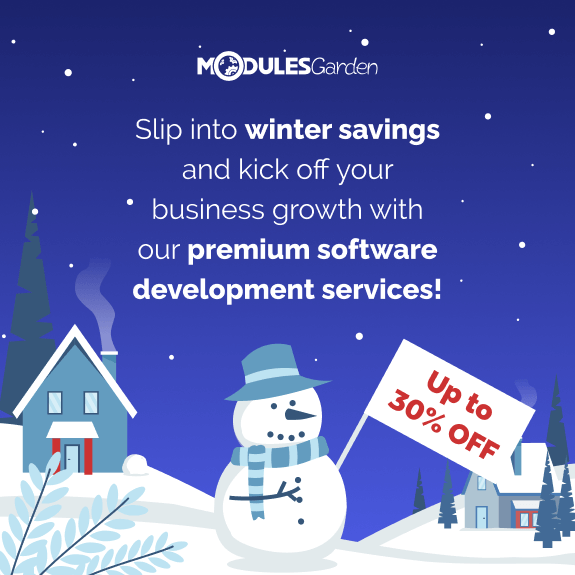 Winter Discounts For Software Development Services at ModulesGarden