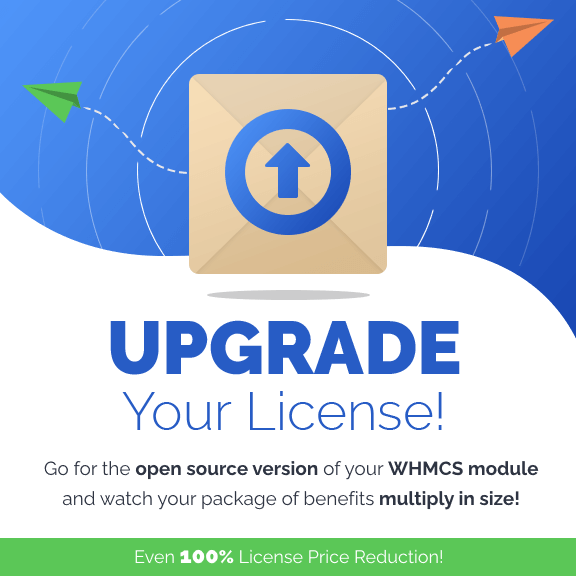 License Upgrade - ModulesGarden