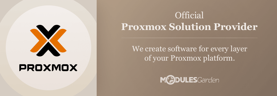 Official Proxmox Solution Provider - ModulesGarden